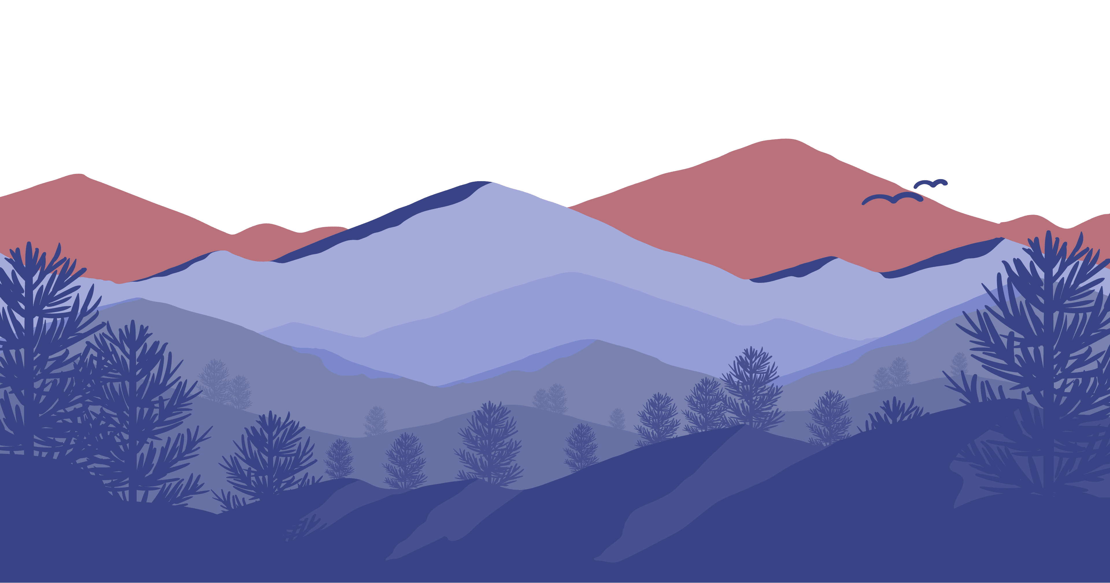 Mountain Trees Background